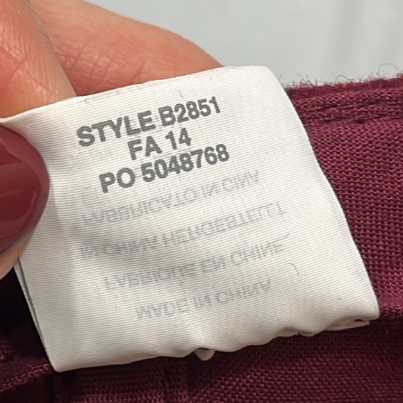 Crewcuts BURGUNDY BLACK HAT Wool Blend baseball Cap B2851 adjustable LARGE XL - Picture 9 of 9